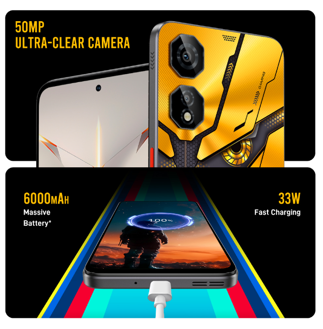 ZTE Nubia Neo 2 5G - 256GB - 8GB Ram - 6.72 inch | Yellow ZTE Nubia Neo 2 5G - 256GB - 8GB Ram - 6.72 inch | Yellow